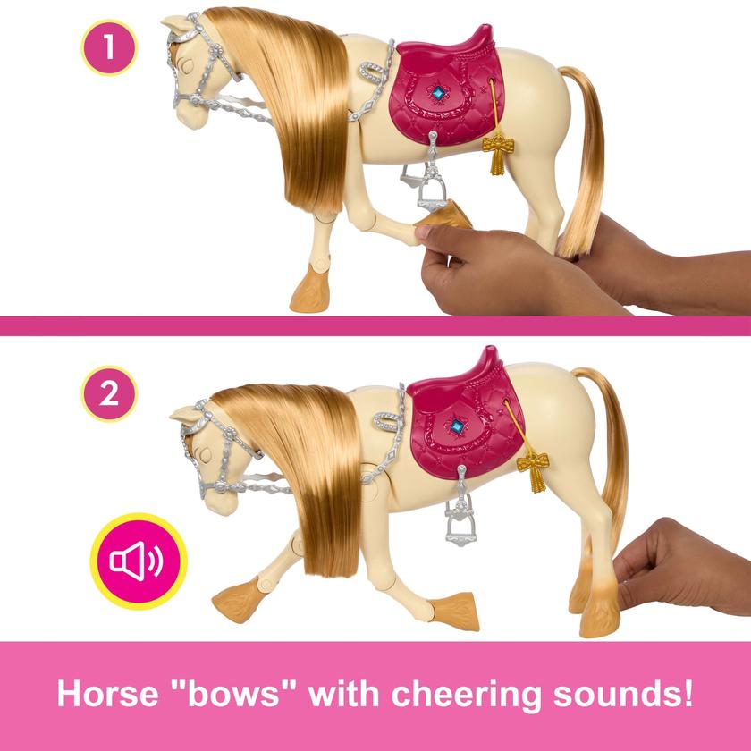 Barbie Mysteries: The Great Horse Chase interactive Toy Horse With Sounds, Music & Accessories New Arrival