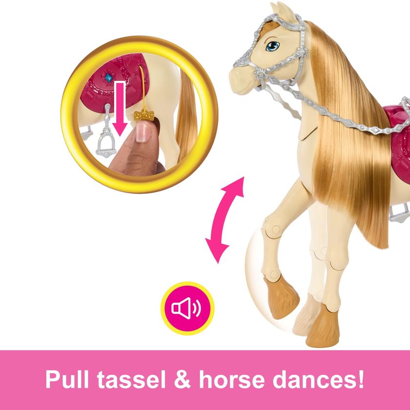 Barbie Mysteries: The Great Horse Chase interactive Toy Horse With Sounds, Music & Accessories New Arrival