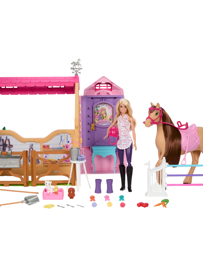 Barbie Mysteries: The Great Horse Chase Stable Playset With Doll, Toy Horse & Accessories, 25+ Pieces Best Buy