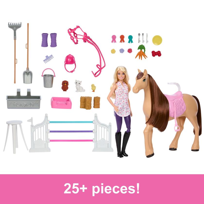 Barbie Mysteries: The Great Horse Chase Stable Playset With Doll, Toy Horse & Accessories, 25+ Pieces On Sale