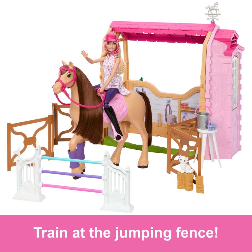 Barbie Mysteries: The Great Horse Chase Stable Playset With Doll, Toy Horse & Accessories, 25+ Pieces On Sale