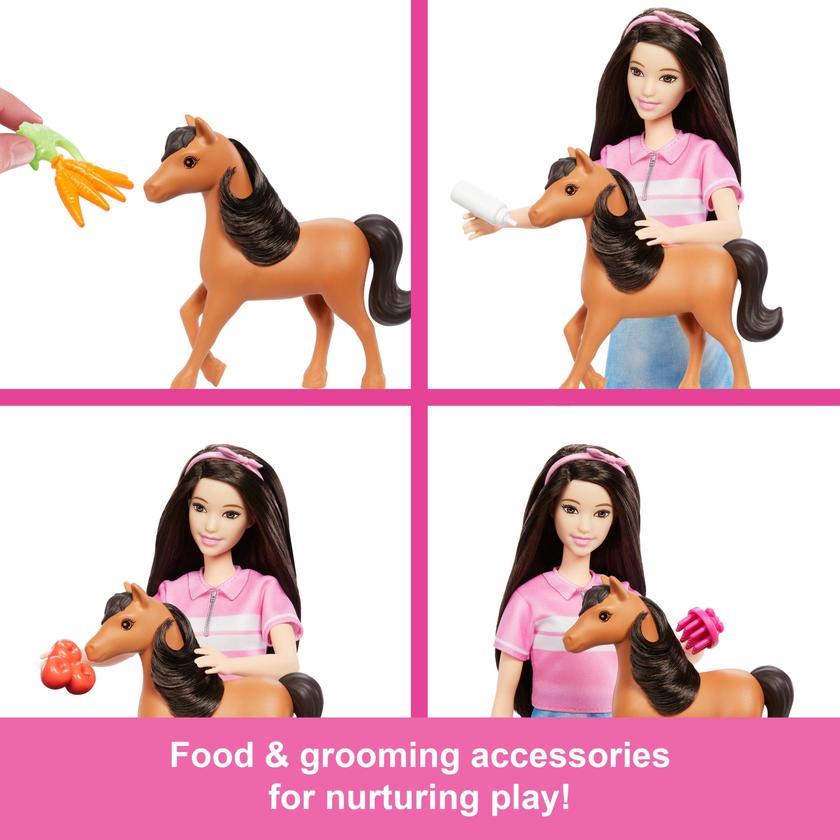 Barbie Mysteries: The Great Horse Chase Stable Playset With Fashion Doll, Small Toy Pony & 10+ Accessories Best Seller