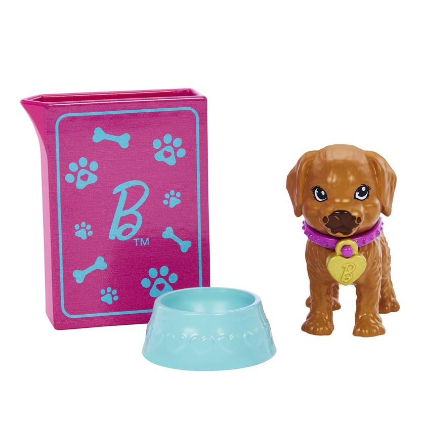 Barbie-Nouvelle Adoption-Coffret Poupée, 2 Chiots, Changement Couleur New Arrival