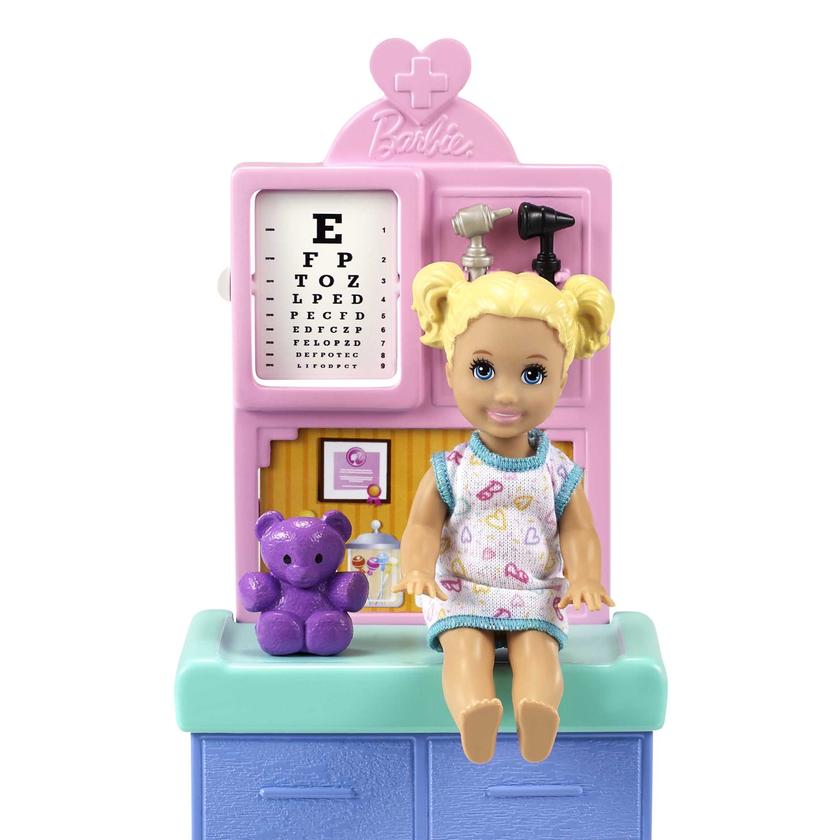 Barbie Pediatrician Playset, Brunette Doll (12-In/30.40-Cm), Ages 3 Years Old & Up Best Seller