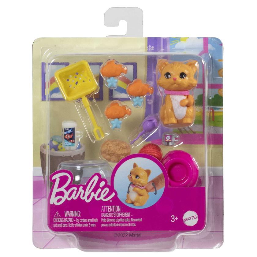 Barbie Pet And Accessories Set, Kitten With Motion And 10+ Pieces Best Buy