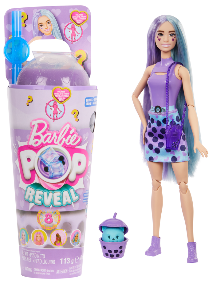 Barbie Pop Reveal Bubble Tea Series Fashion Doll & Accessories Set With 8 Surprises Best Seller