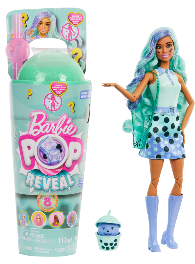 Barbie Pop Reveal Bubble Tea Series Fashion Doll & Accessories Set With 8 Surprises On Sale