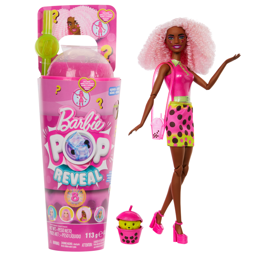 Barbie Pop Reveal Bubble Tea Series Fashion Doll & Accessories Set With 8 Surprises Same Day Delivery