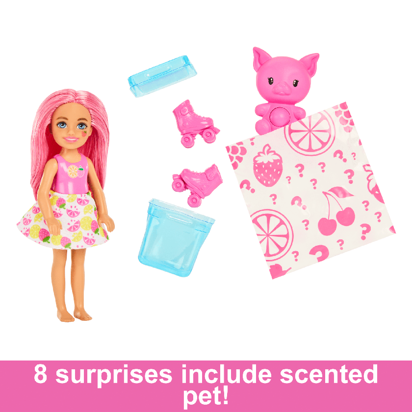 Barbie Pop Reveal Fruit Series Chelsea Doll With 5 Surprises Including Pop-It Pet, Scent & Color Change Best Price