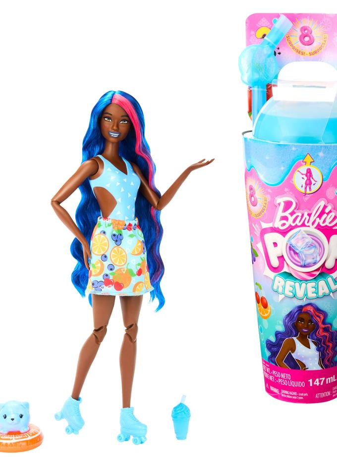 Barbie Pop Reveal Fruit Series Fruit Punch Doll, 8 Surprises Include Pet, Slime, Scent & Color Change Best Price