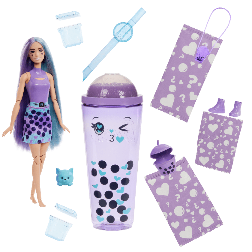 Barbie Pop Reveal Muñeca Boba Tea Taro Same Day Delivery