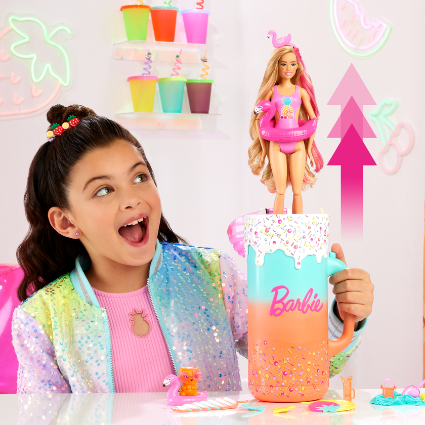 Barbie Pop Reveal Rise & Surprise Gift Set With Scented Doll, Squishy Scented Pet & More, 15+ Surprises Best Seller