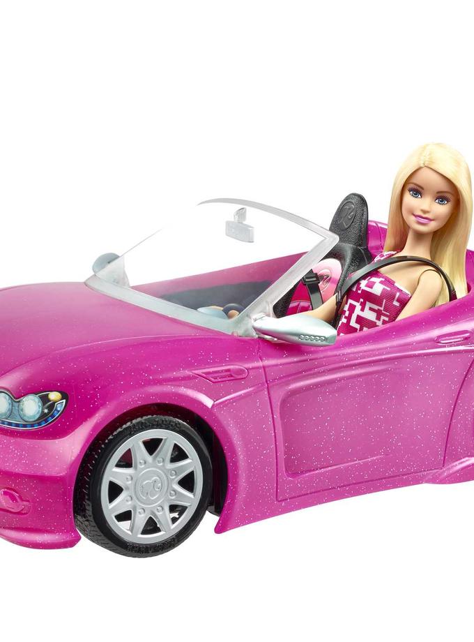 Barbie Poupée Barbie et Son Cabriolet Free shipping