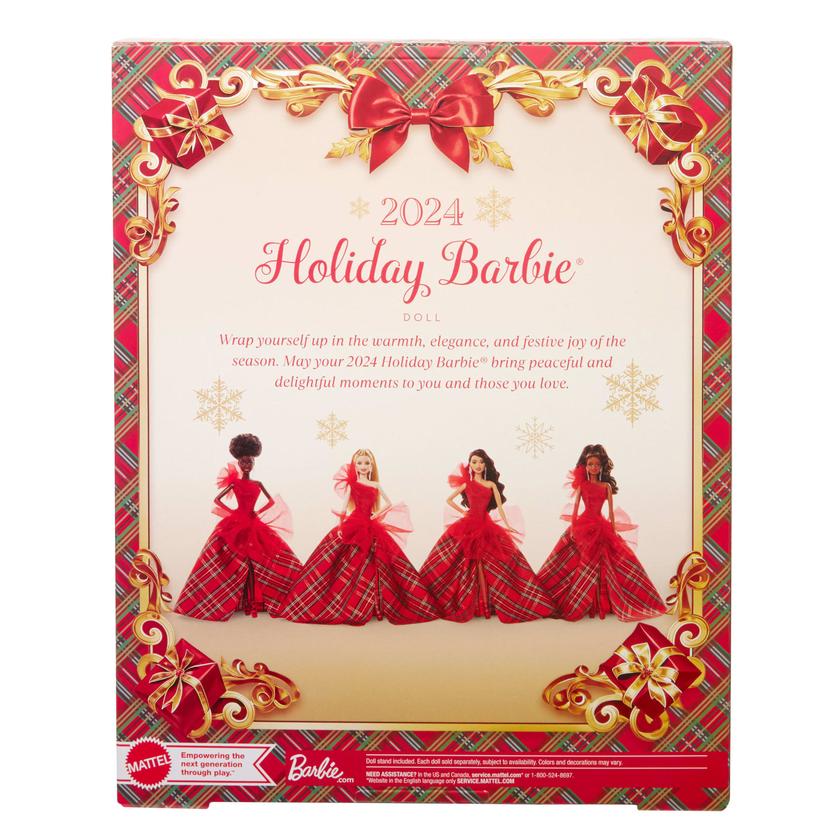 Barbie-Poupée Barbie Joyeux Noël2024-Poupée de Collection Free shipping