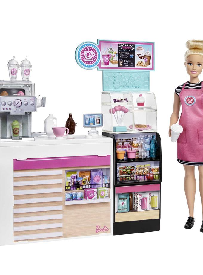 Barbie Profesiones Set de Juego Cafetería con Muñeca On Sale