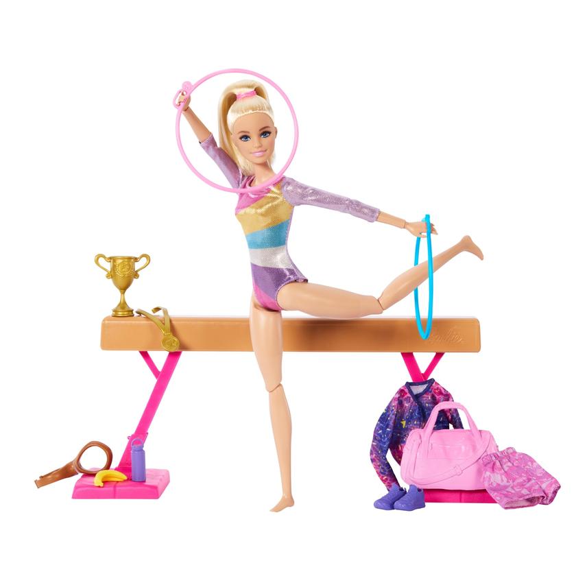 Barbie Profesiones Set de Juego Gimnasta Cabello Rubio Best Price