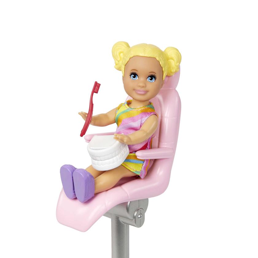 Barbie Profissões Conjunto de Brinquedo Dentista Cabelo Castanho Best Price