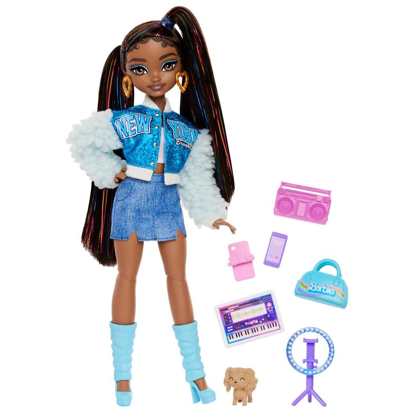 Barbie-Équipe de Rêve Brooklyn-Poupée et 8Accessoires Best Price