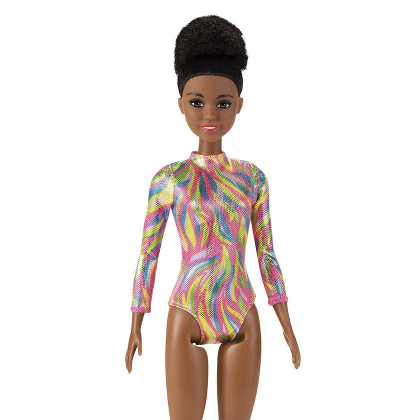 Barbie Rhythmic Gymnast Brunette Doll (12-In/30.40-Cm), Leotard & Accessories Free shipping