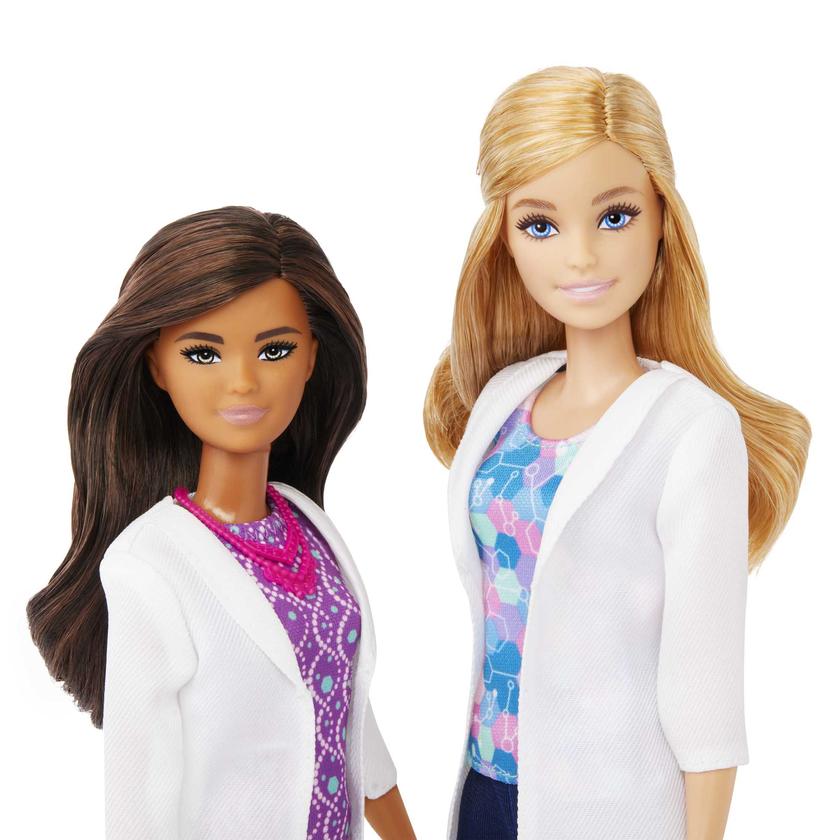 Barbie Science Lab Playset With 2 Dolls, Lab Bench And 10+ Accessories Best Buy