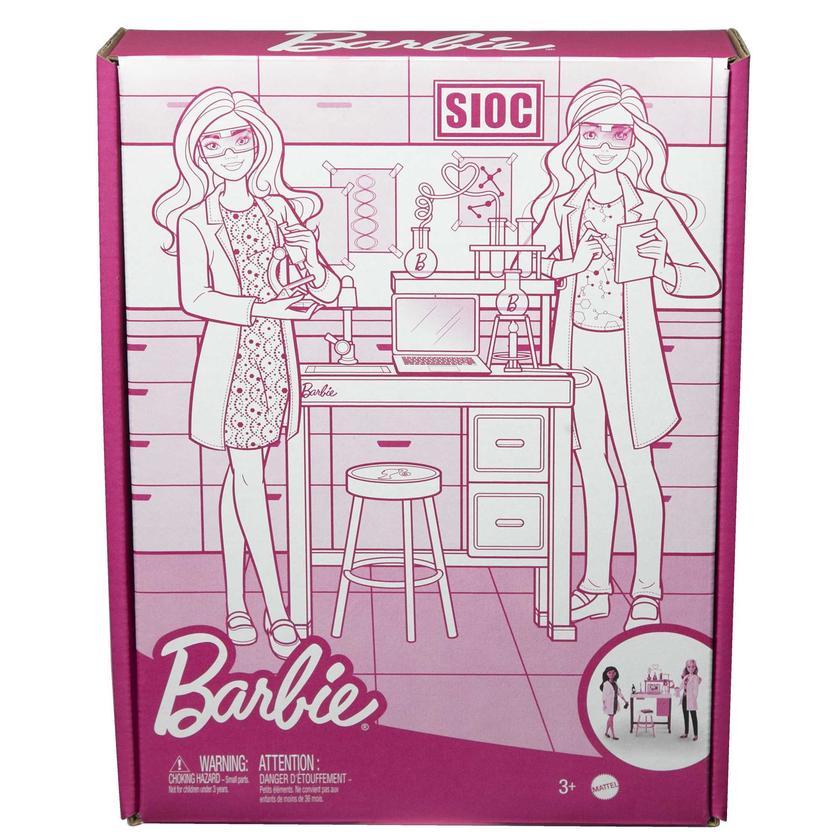 Barbie Science Lab Playset With 2 Dolls, Lab Bench And 10+ Accessories Best Buy