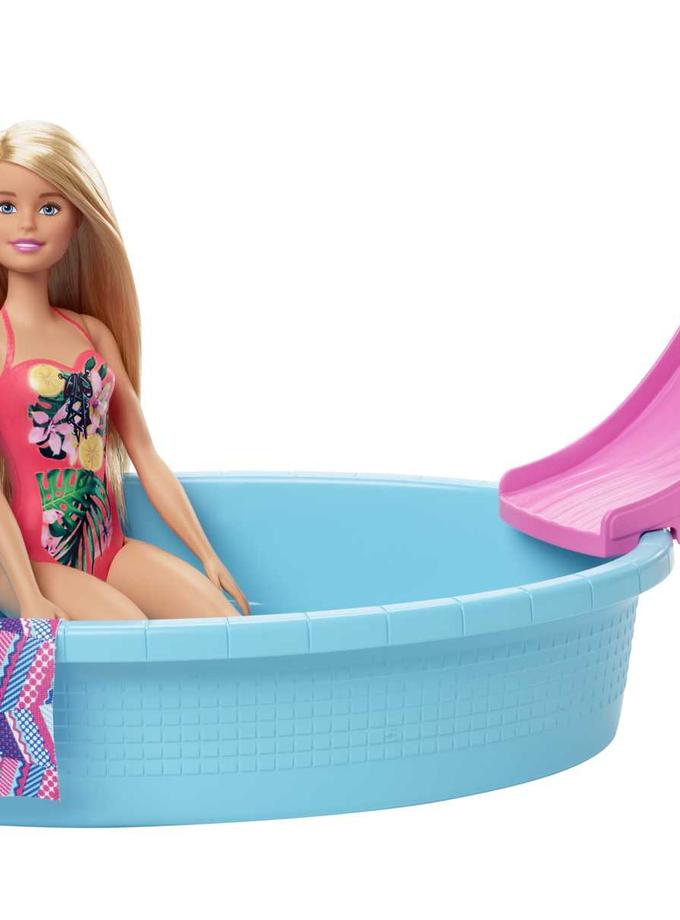 Barbie Set de Juego Piscina Glam con Muñeca High Quality