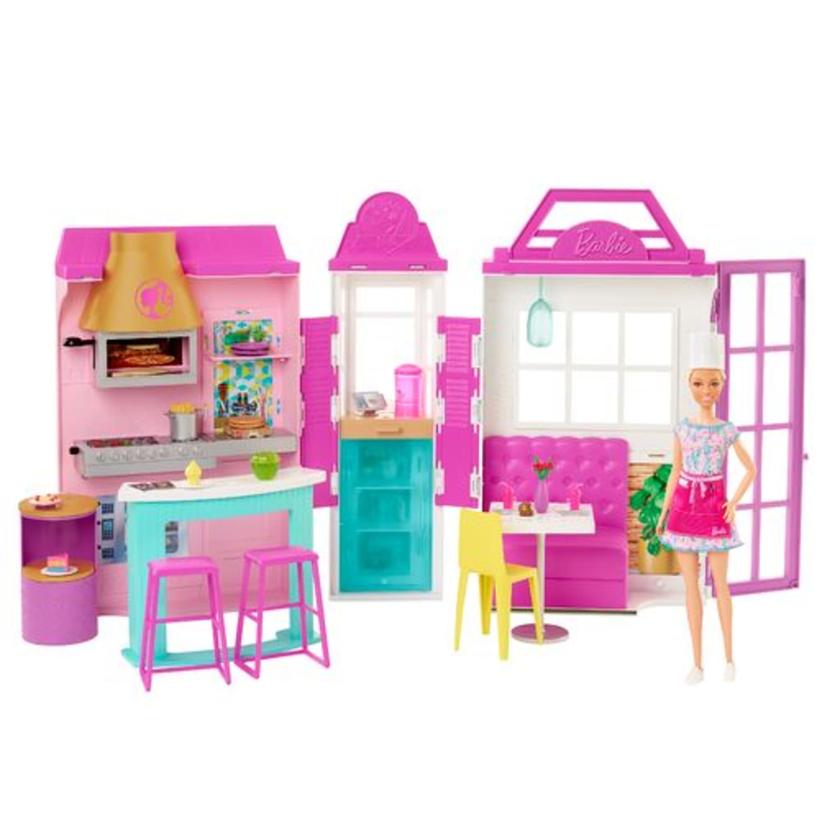 Barbie Set de Juego Restaurante con Muñeca Best Price