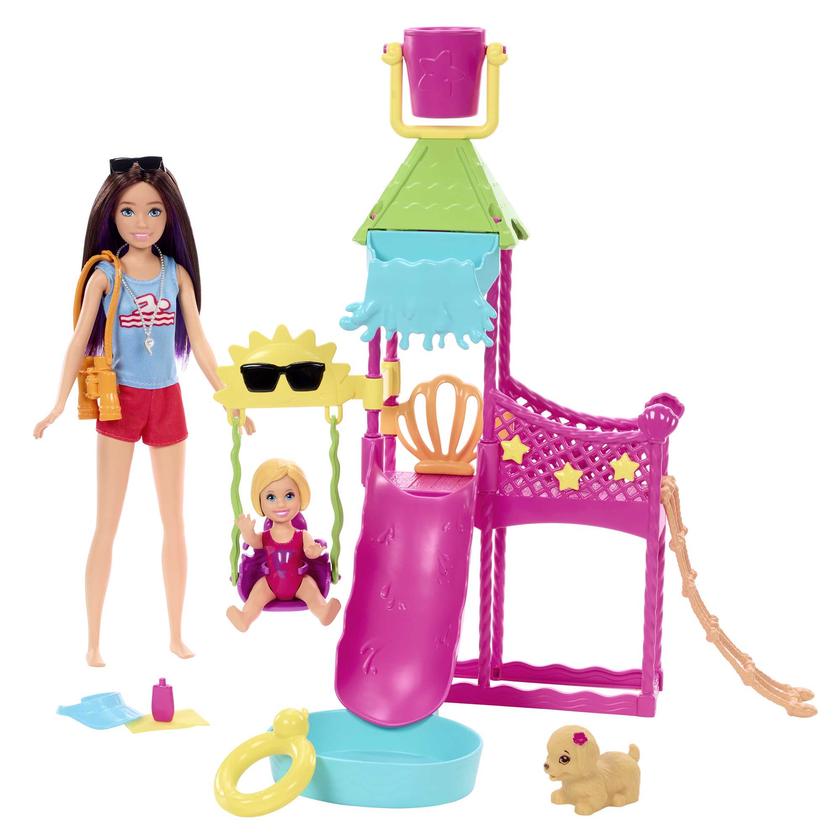 Barbie Set de Juego Skipper Parque Acuático Free shipping