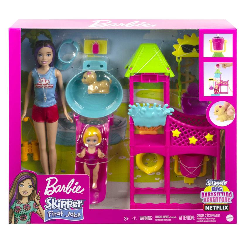 Barbie Set de Juego Skipper Parque Acuático Free shipping