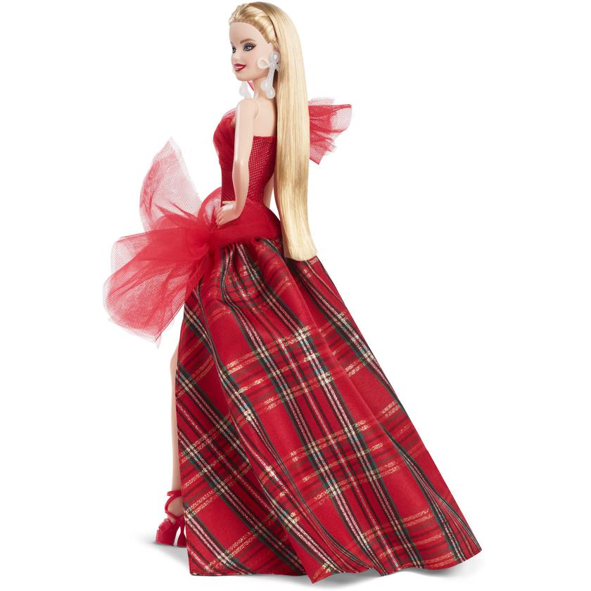 Barbie Signature 2024 Holiday Barbie Fashion Doll, Seasonal Collector Gift, Blonde With Plaid Gown Best Price