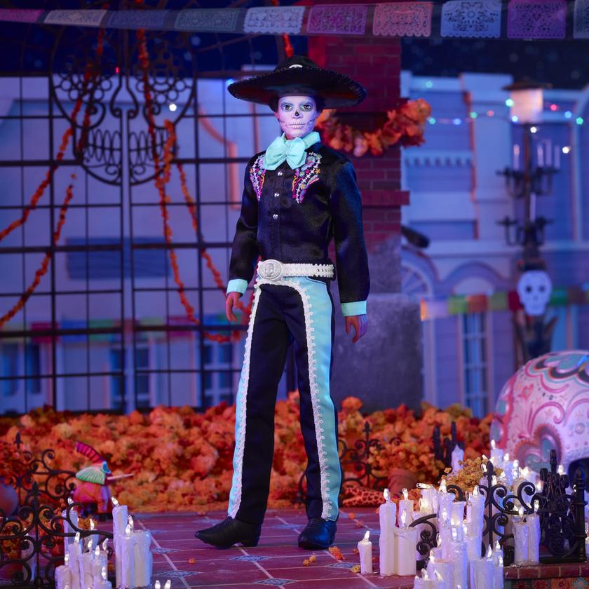 Barbie Signature Día De Muertos 2024 Collectible Ken Doll in Black Suit With Hat High Quality