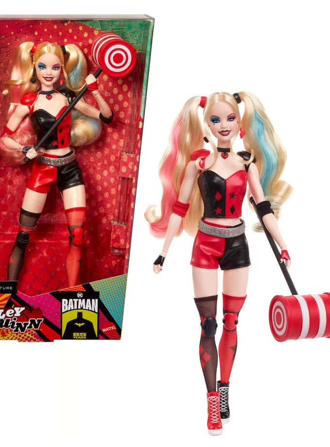 Barbie Signature Harley Quinn Collectible Doll With Posable Body, Iconic Outfit, And Mallet Accessory Best Seller