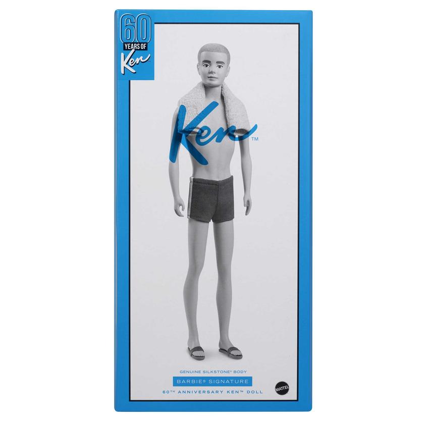 Barbie Signature Ken 60th Anniversary Doll Reproduction With Silkstone Body Same Day Delivery