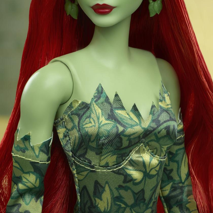 Barbie Signature Poison Ivy Collectible Doll With Posable Body And Iconic Outfit, & Accessories Free shipping