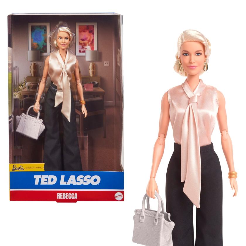 Barbie Signature Ted Lasso Collectible Doll, Rebecca Welton Wearing Blouse And Slacks Best Seller