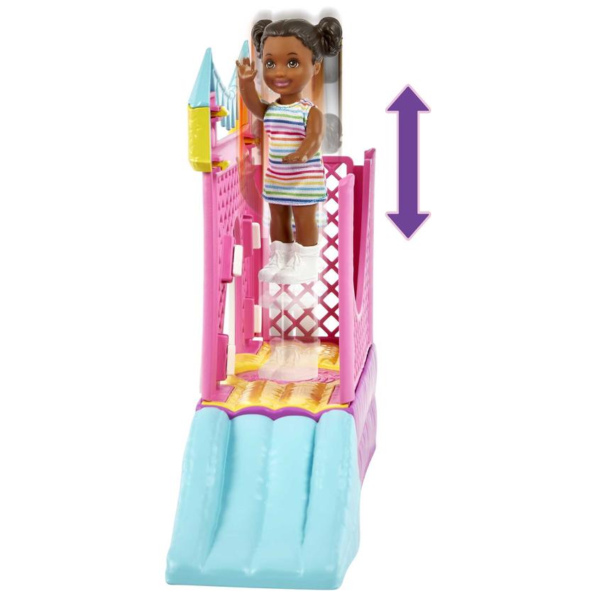 Barbie Skipper Babysitters Inc. Bounce House Playset With Dolls & Accessories Free shipping