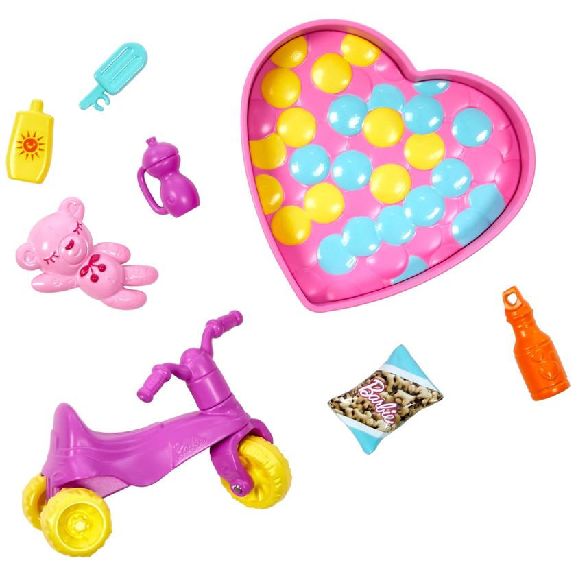 Barbie Skipper Babysitters Inc. Bounce House Playset With Dolls & Accessories Free shipping