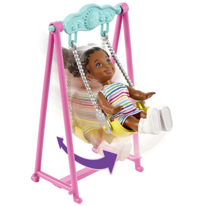 Barbie Skipper Babysitters Inc. Bounce House Playset With Dolls & Accessories Free shipping