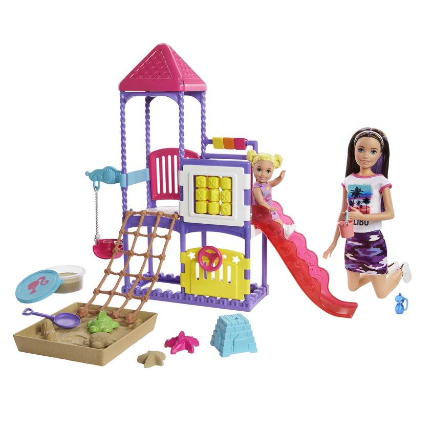 Barbie Skipper Babysitters Inc. Climb ‘n Explore Playground Dolls & Playset High Quality