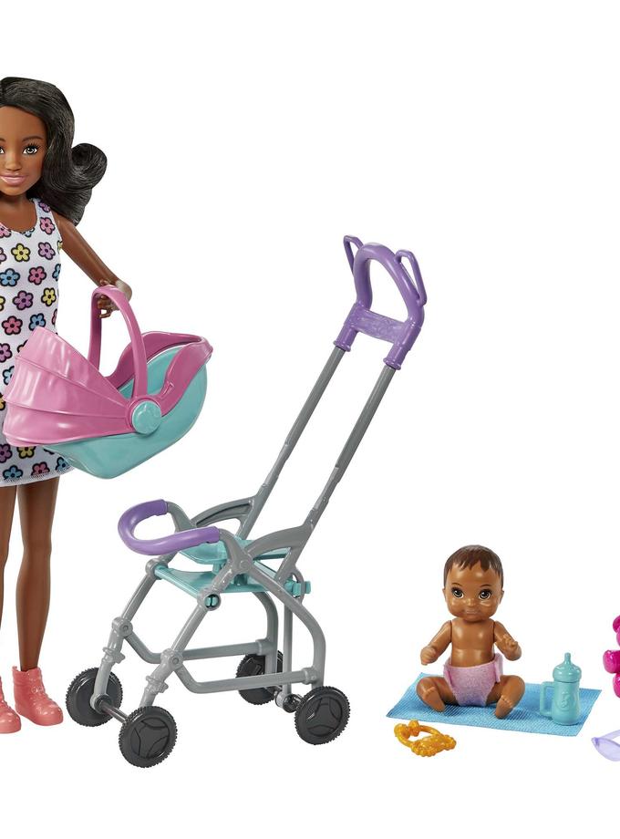 Barbie Skipper Babysitters Inc. Doll & Stroller Playset, For 3 Years & Up Best Seller