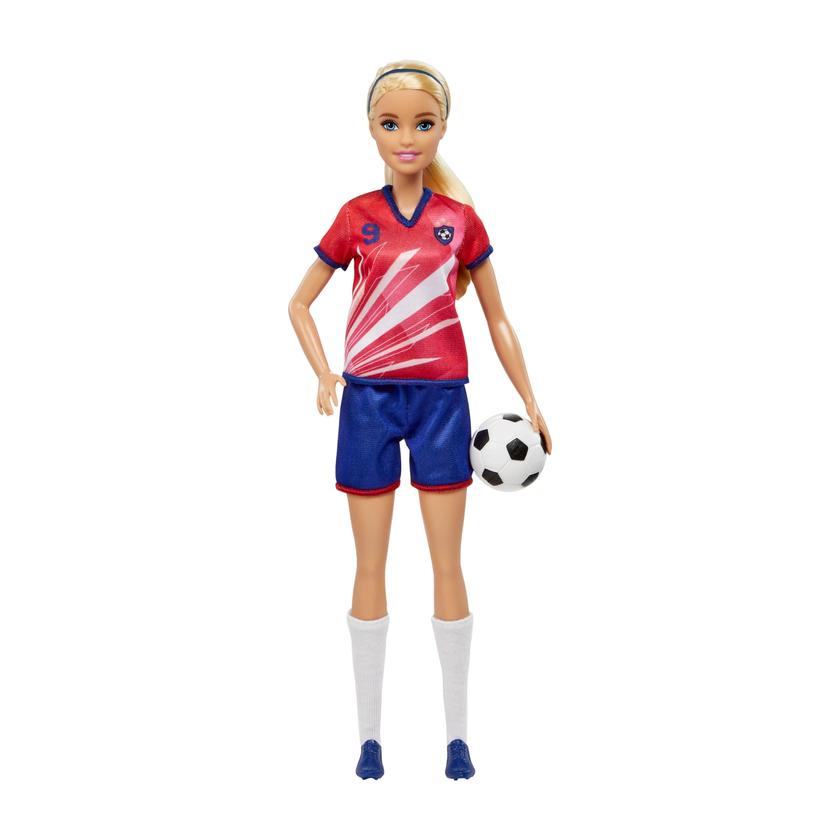 Barbie Soccer Doll, Blonde, #9 Uniform, Soccer Ball, Cleats,  Socks, 3 & Up Best Price