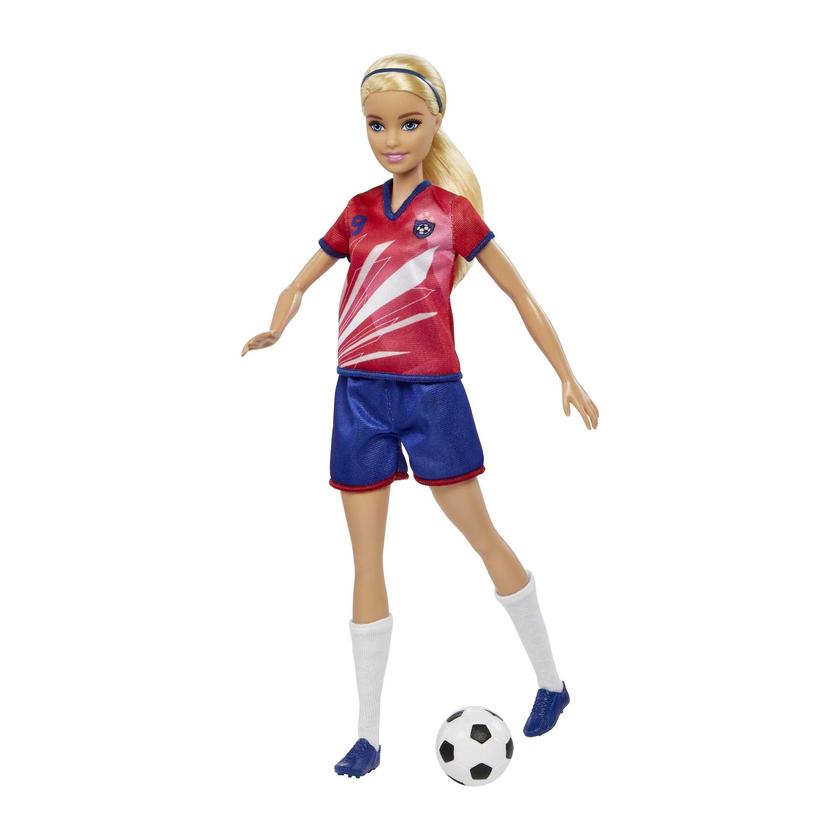 Barbie Soccer Doll, Blonde, #9 Uniform, Soccer Ball, Cleats,  Socks, 3 & Up Best Price