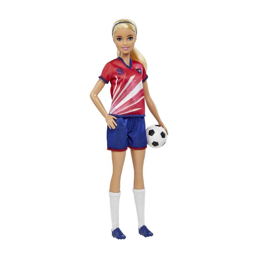 Barbie Soccer Doll, Blonde, #9 Uniform, Soccer Ball, Cleats,  Socks, 3 & Up Best Price