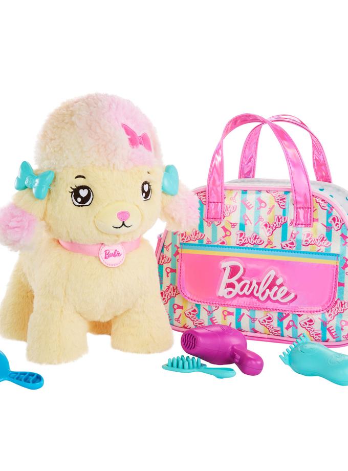 Barbie Stuffed Animals, Poodle With themed Purse And 6 Accessories, Salon Pet Adventure For Sale