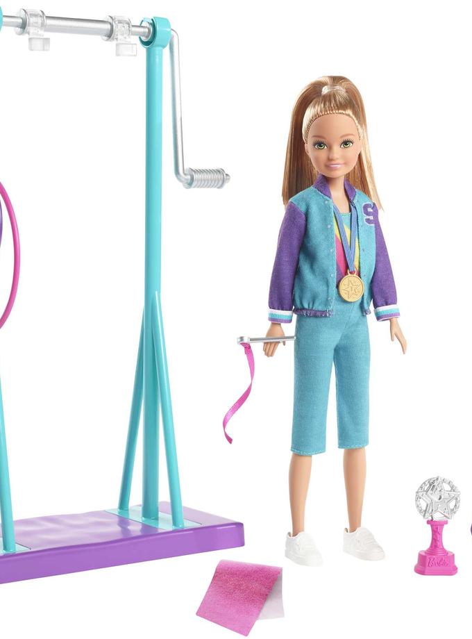 Barbie Team Stacie Doll And Gymnastics Playset High Quality