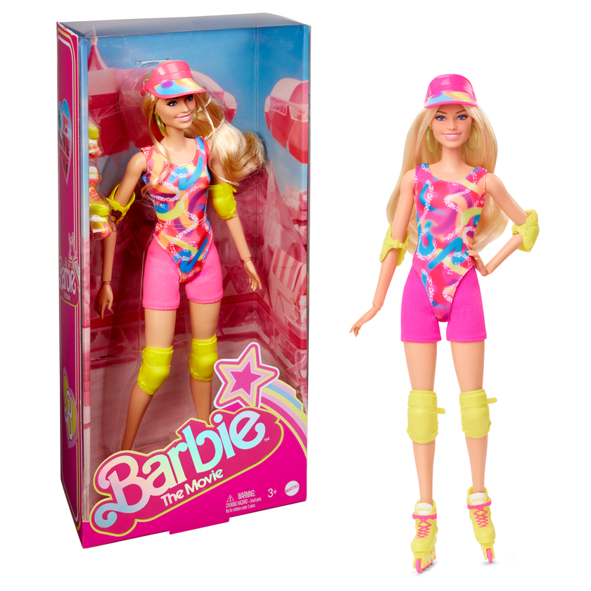 Barbie The Movie Collectible Doll, Margot Robbie As Barbie in Inline Skating Outfit Best Seller