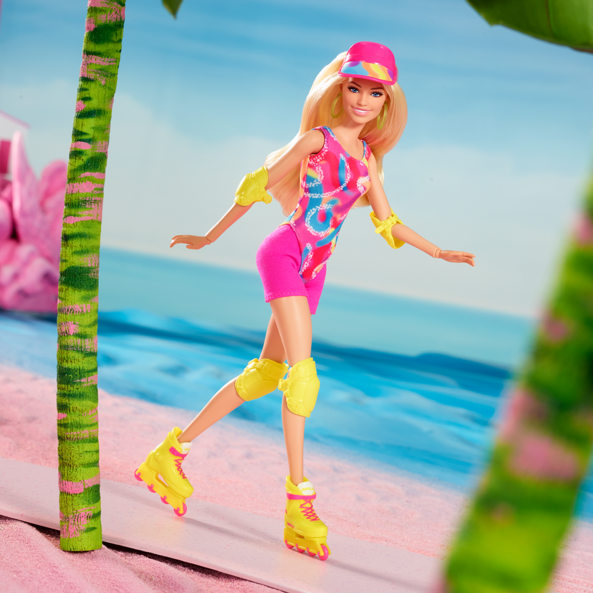 Barbie The Movie Collectible Doll, Margot Robbie As Barbie in Inline Skating Outfit Best Seller