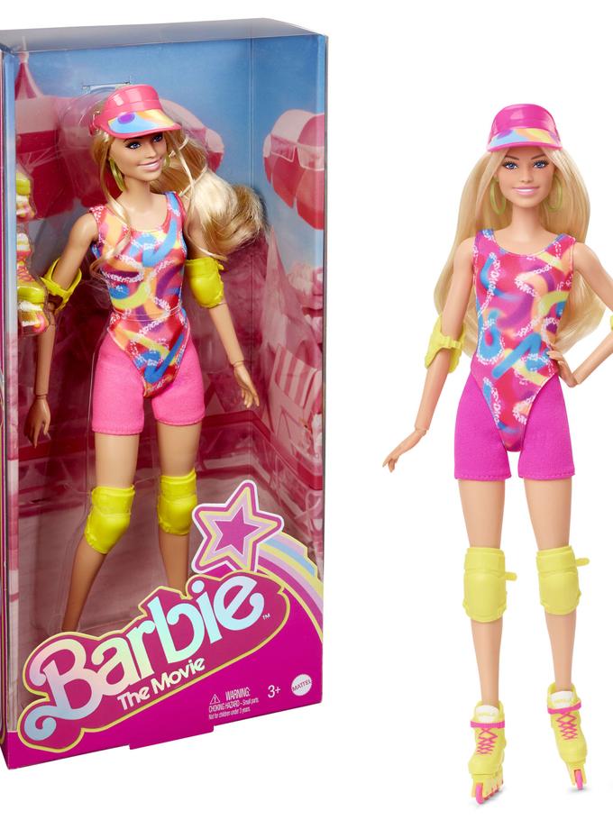 Barbie the Movie Collectible Doll, Margot Robbie As Barbie In Inline Skating Outfit On Sale