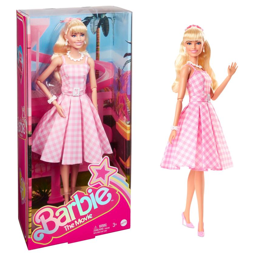 Barbie The Movie Collectible Doll, Margot Robbie As Barbie in Pink Gingham Dress High Quality