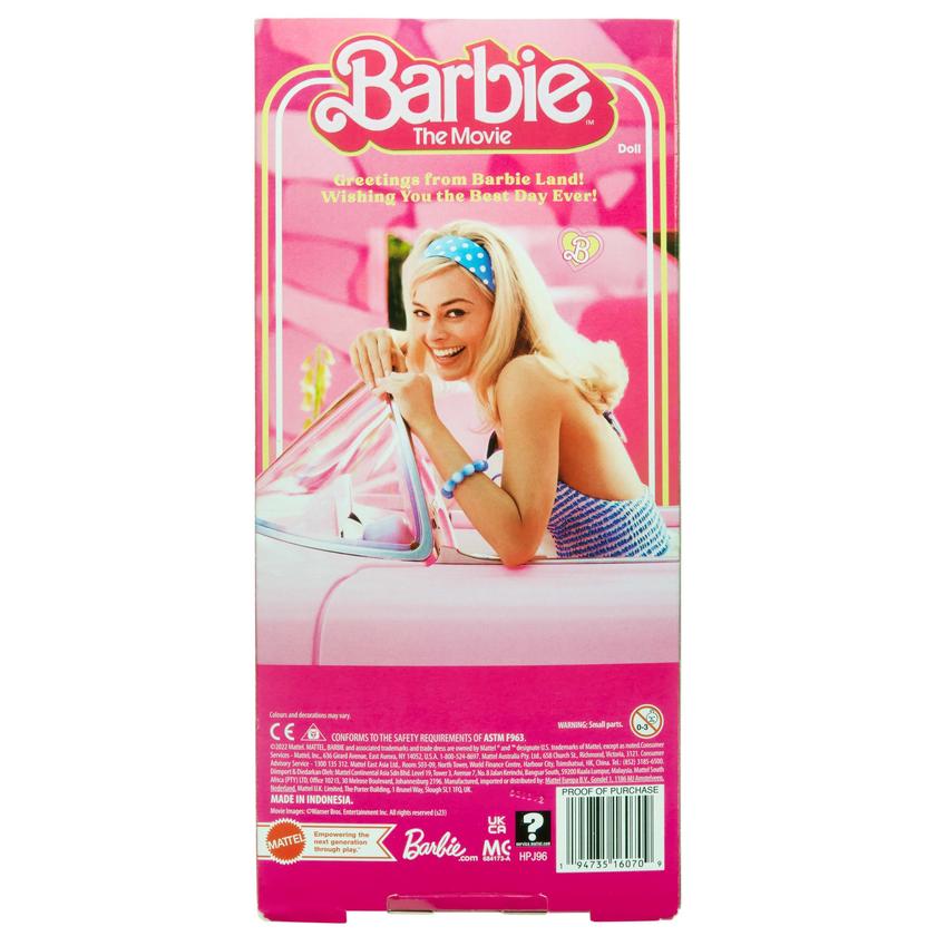 Barbie The Movie Collectible Doll, Margot Robbie As Barbie in Pink Gingham Dress High Quality